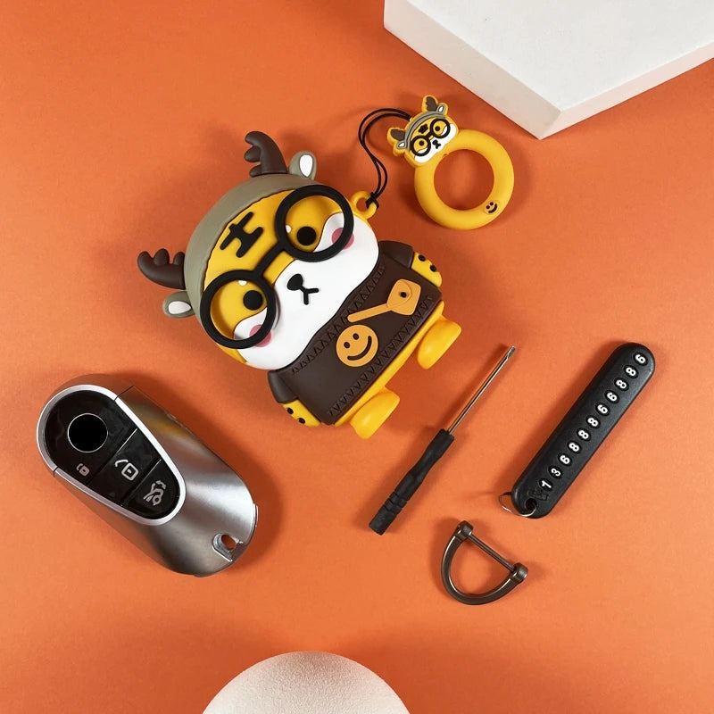 Cartoon Car Key Cover