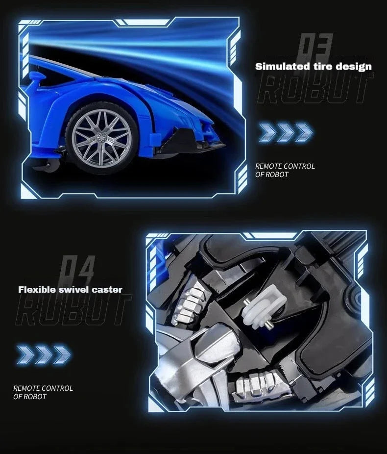 RC Transforming Robot Car