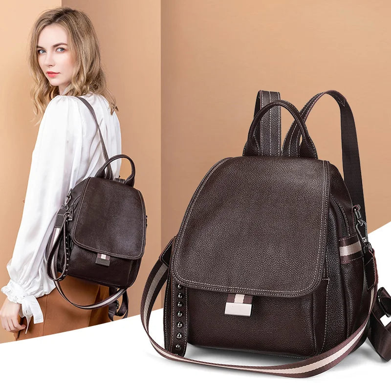 Genuine Leather Backpack