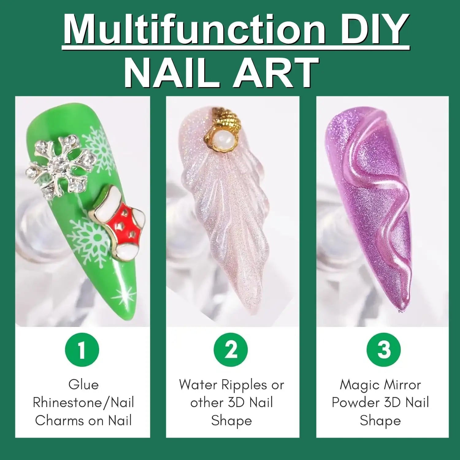 Makartt Super Strong Nail Glue for Rhinestones