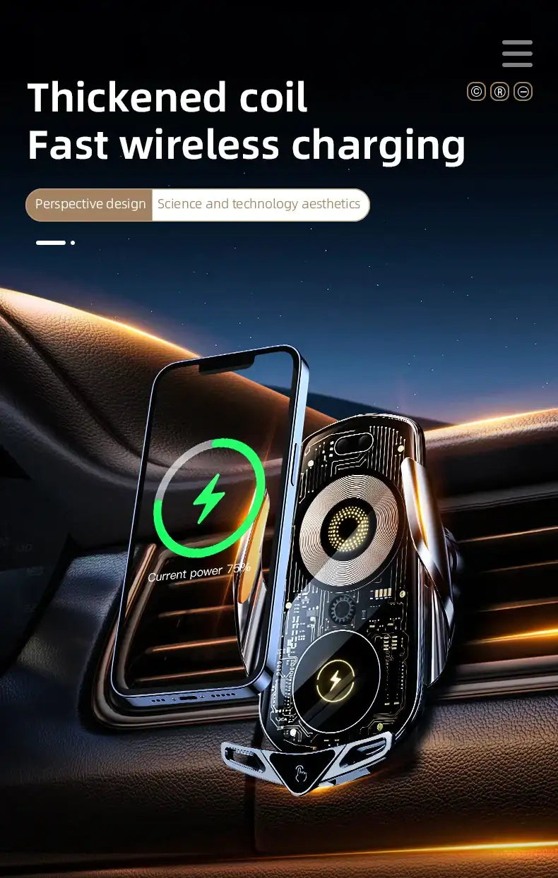 Magnetic Wireless Car Phone Holder