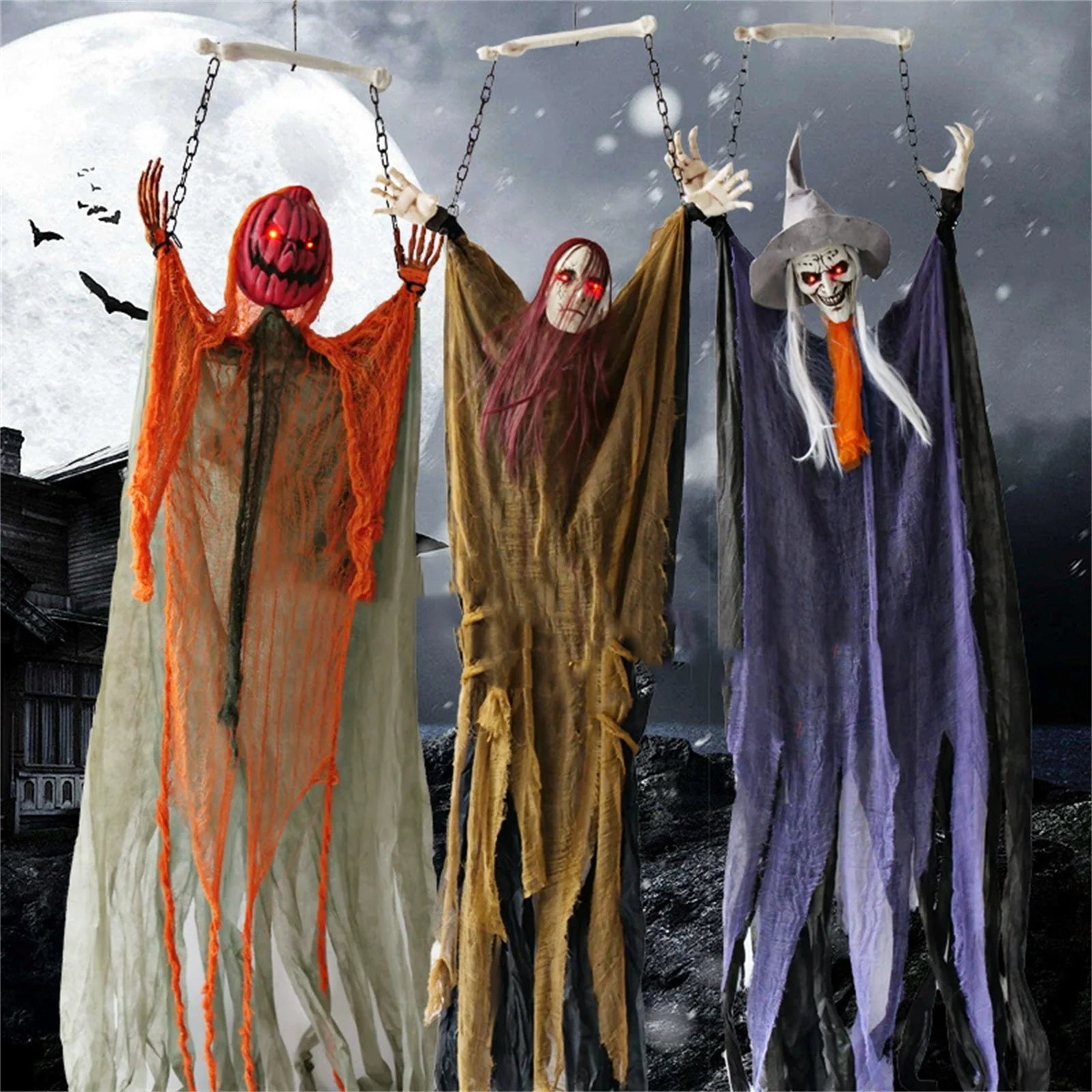 Halloween Sound & Glowing Witch