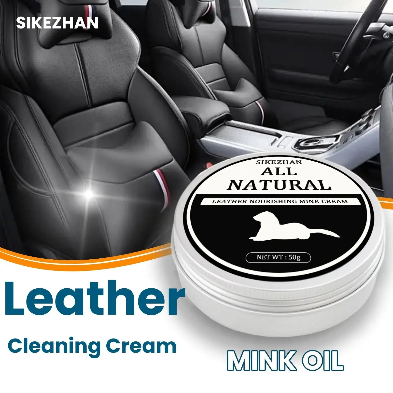 Leather Mink Cream – Natural Leather & Car Interior Care