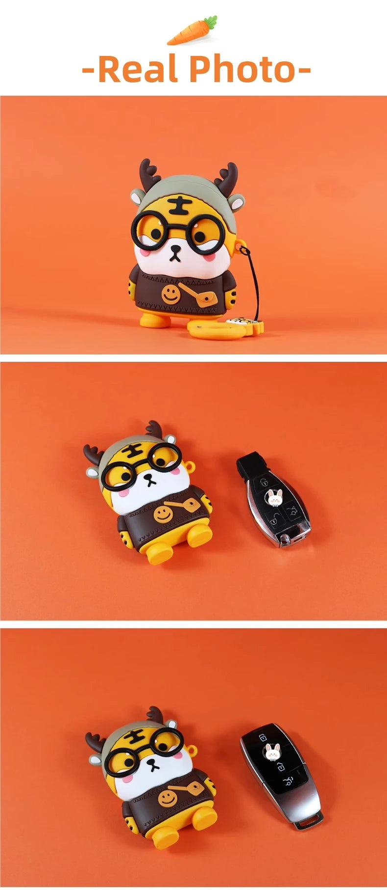 Cartoon Car Key Cover