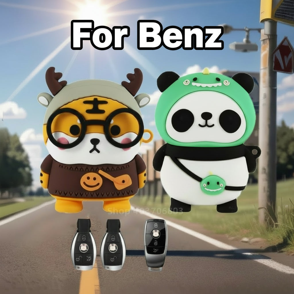 Cartoon Car Key Cover