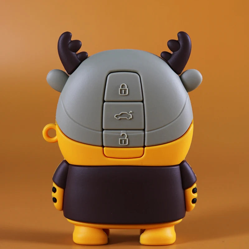 Cute Silicone Car Key Cover