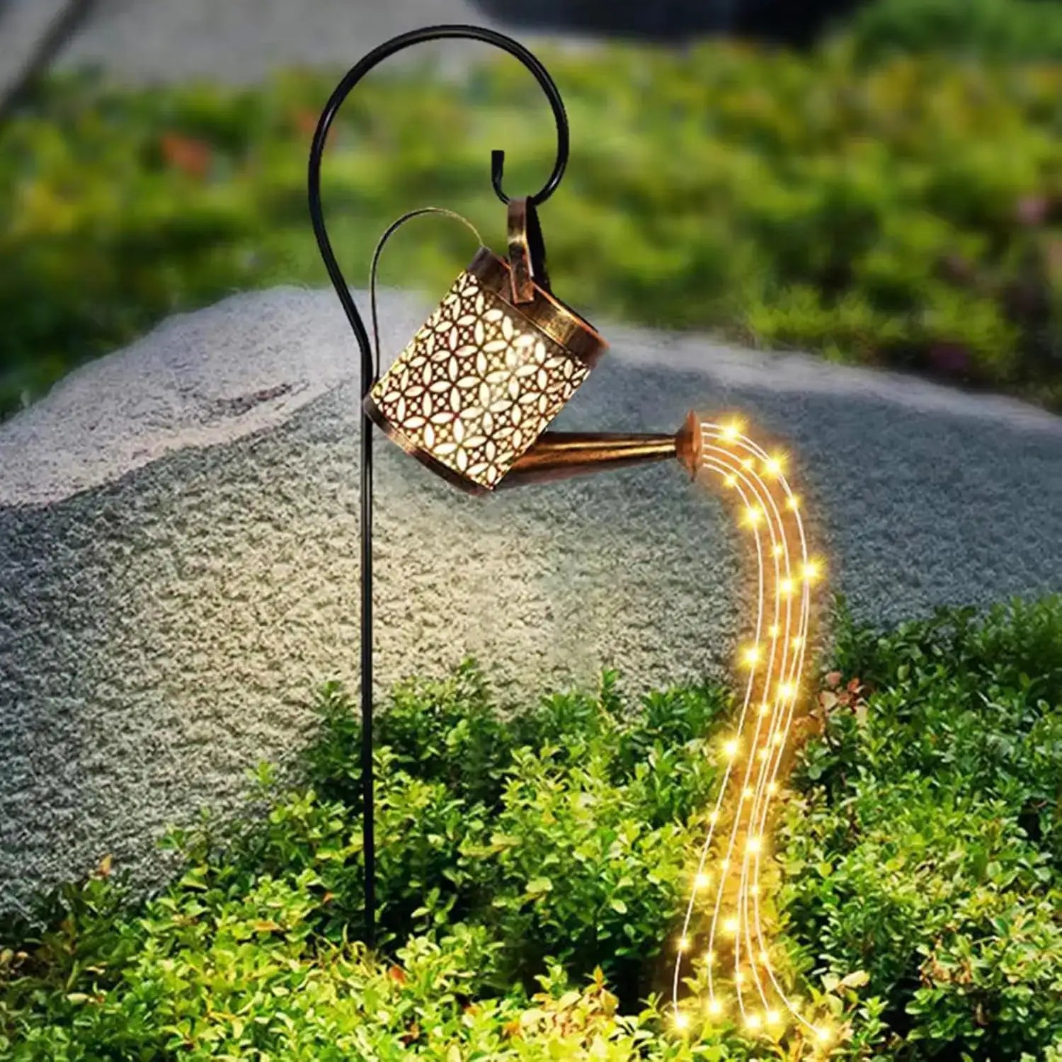 Solar Watering Can with Lights