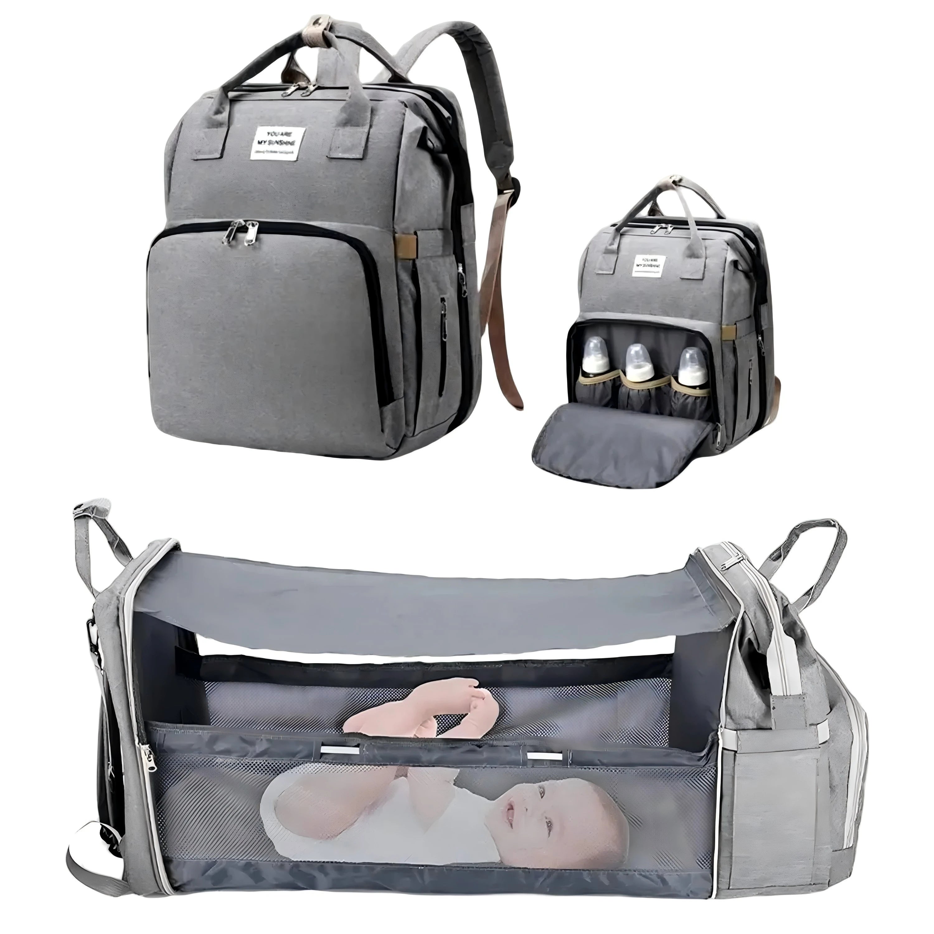 3-in-1 Baby Travel Diaper Bag