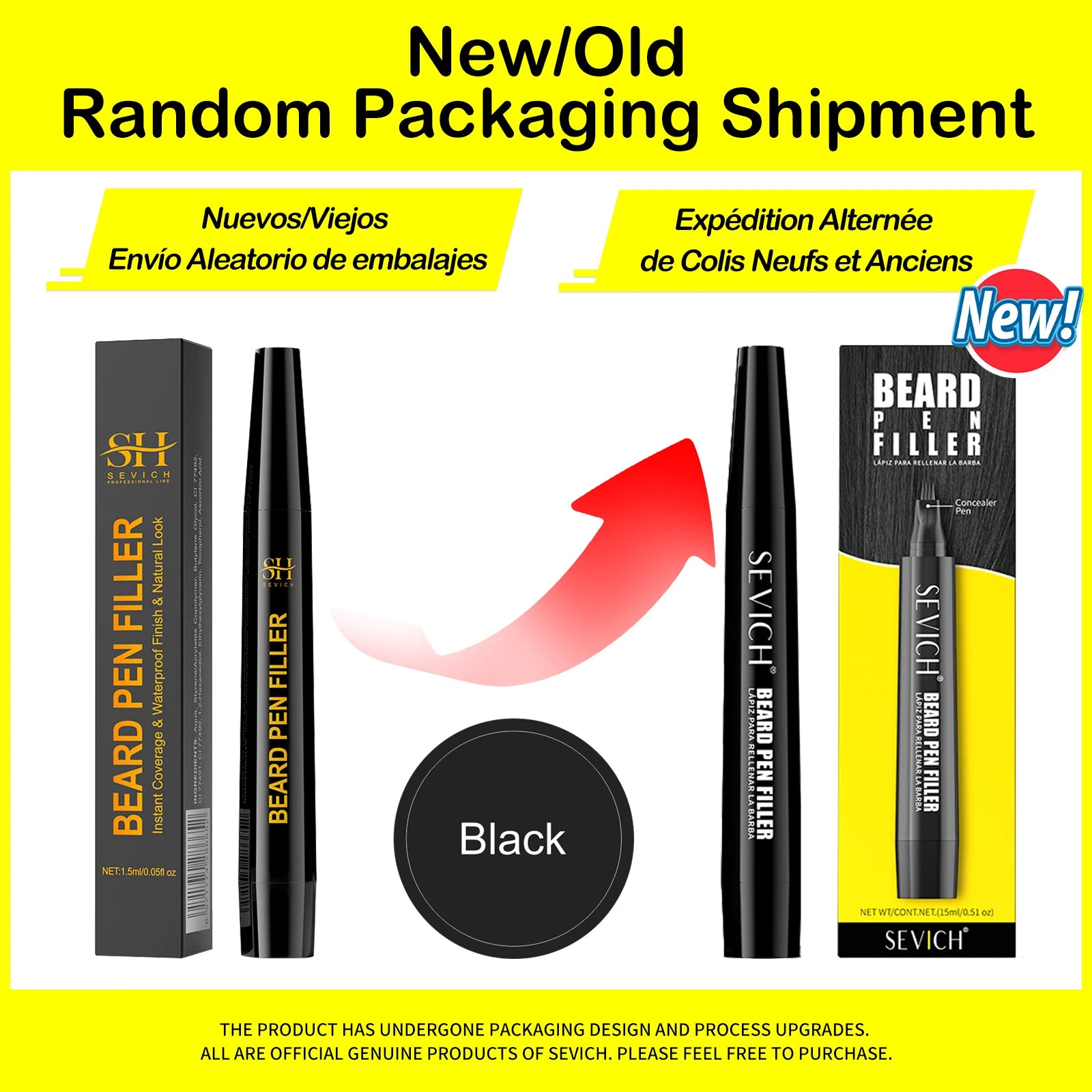 Sevich Waterproof Beard Pen Filler