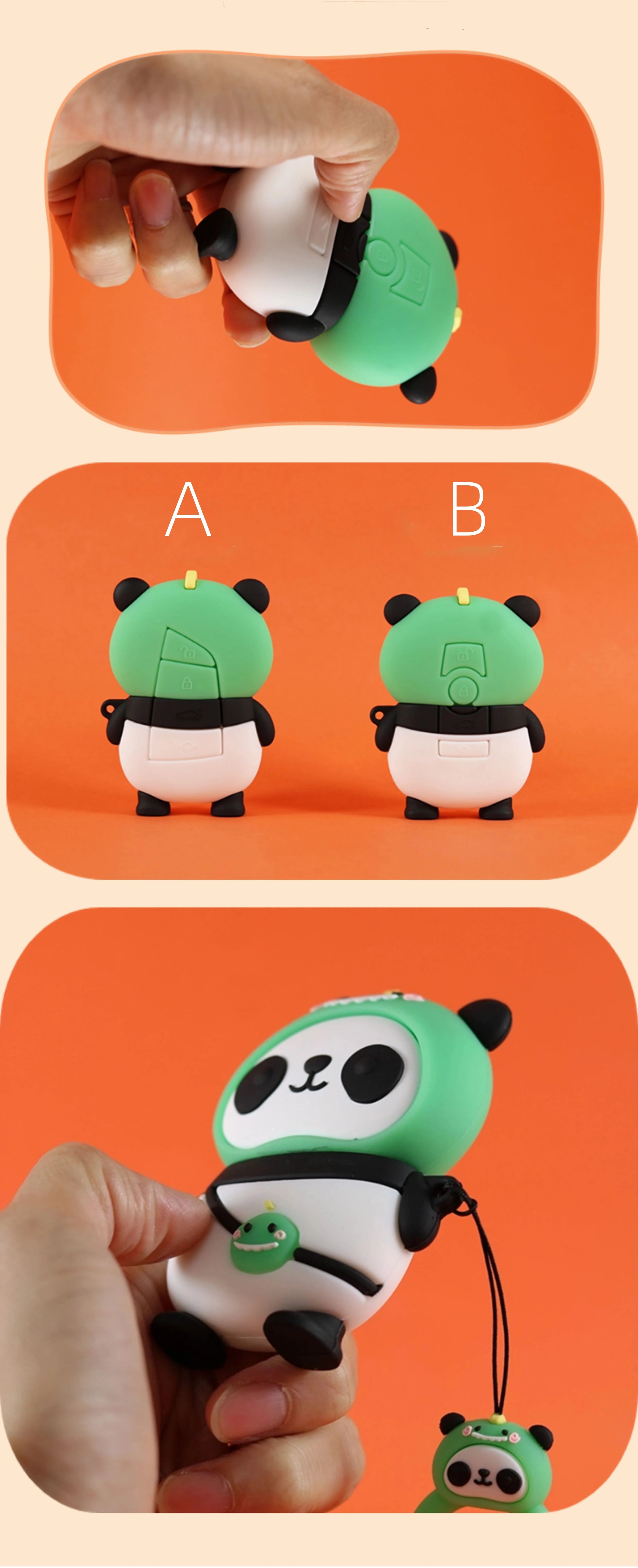 Cute Car Keychain Cover