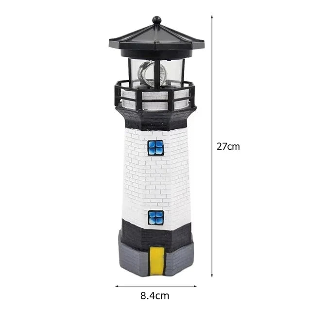 Solar Lighthouse Garden Light