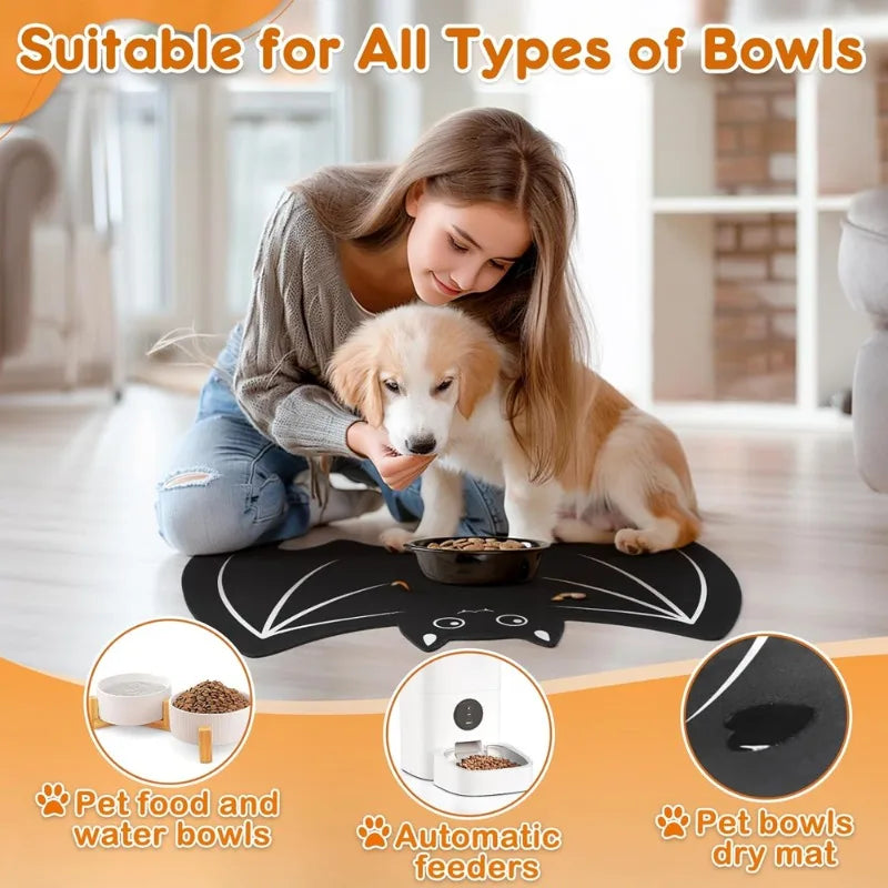 Halloween Pet Feeding Mat