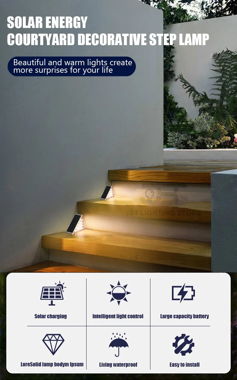 Solar LED Stair Lamp