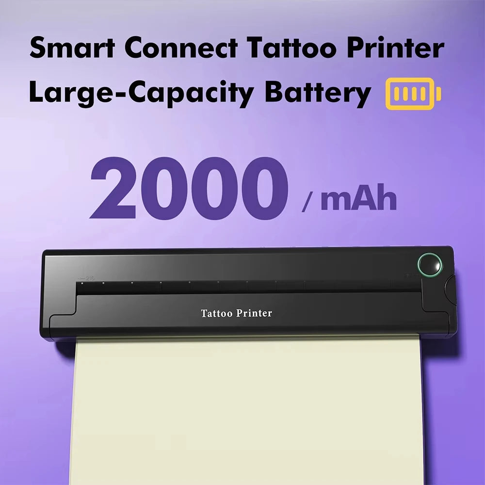 Mini Portable A4 Thermal Printer - Multifunctional HD