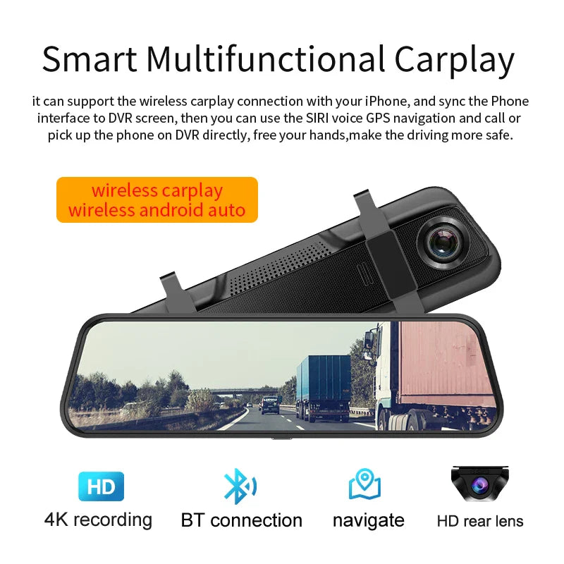 4K Mirror Dash Cam