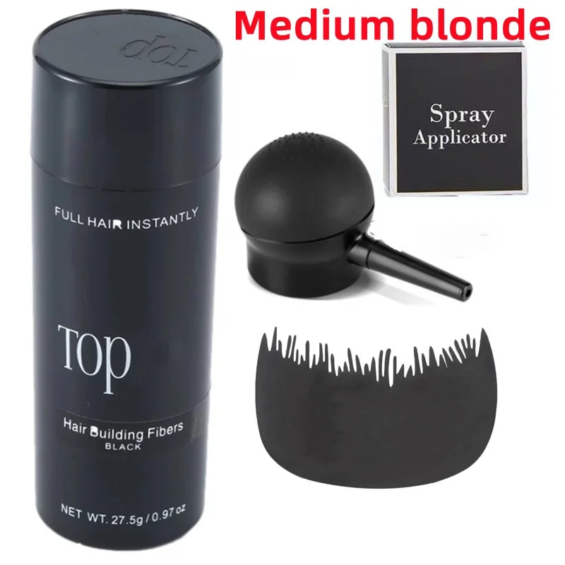 Keratin Hair Fibers 3pcs Set | 27.5g Hair Building Fibers