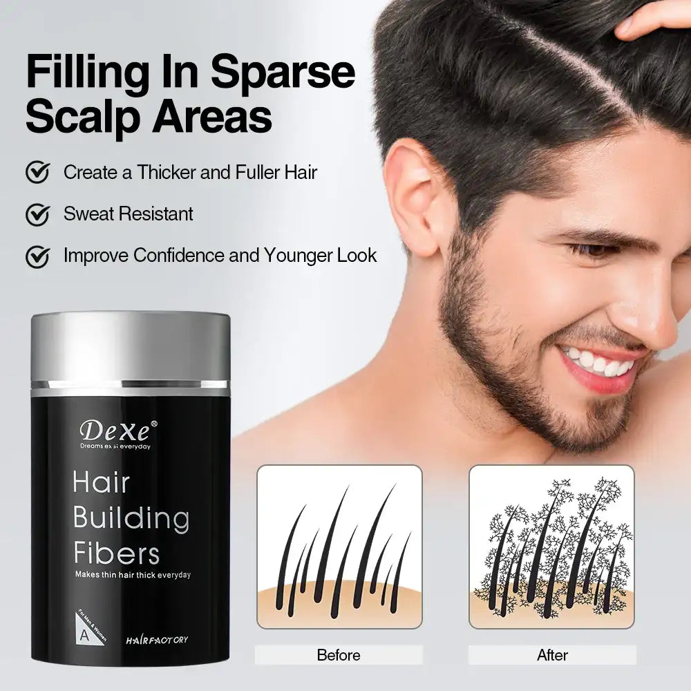 Hair Fibers Regrowth Powder - Hair Building Concealer