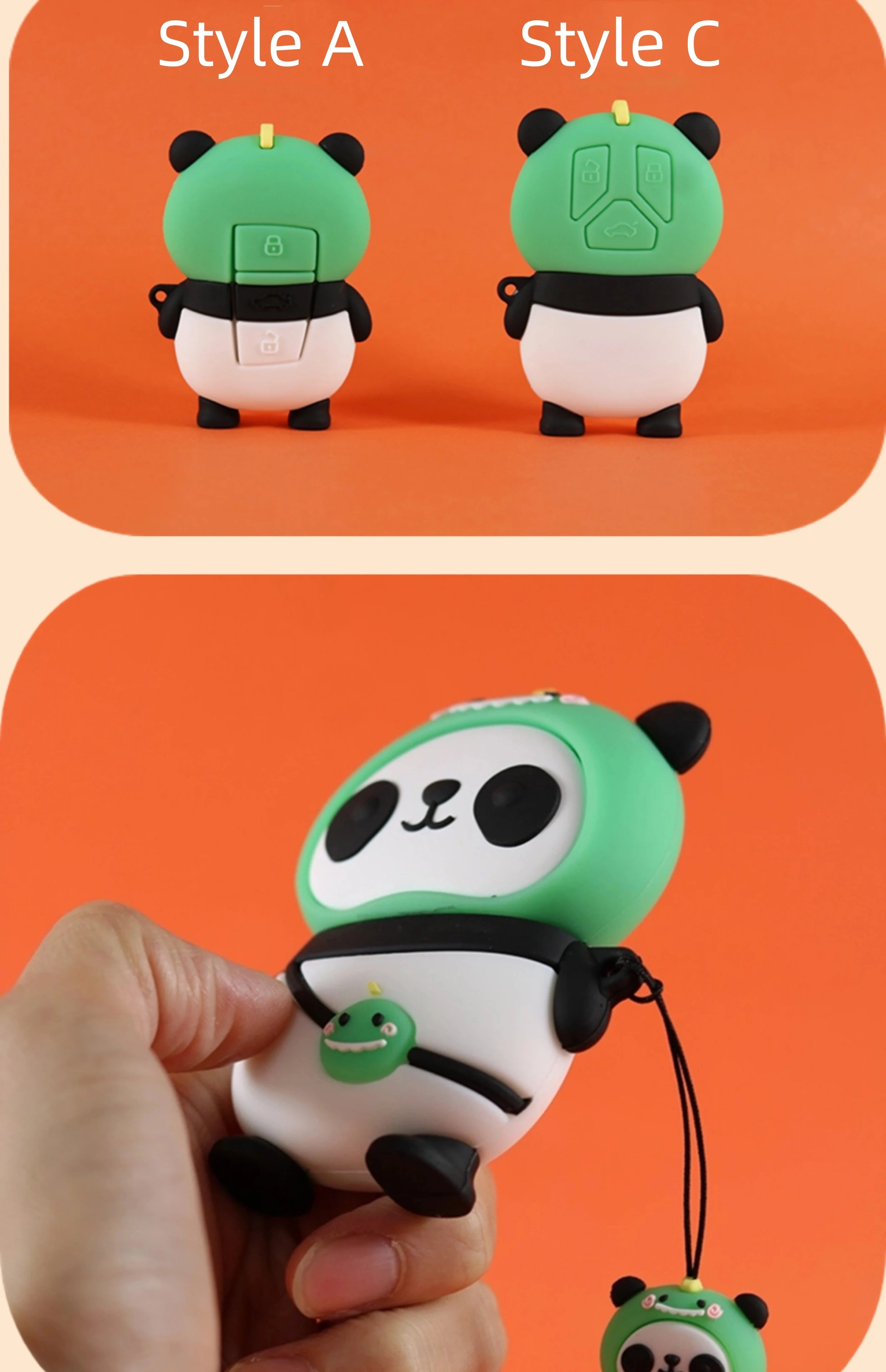 Cute Silicone Car Key Cover