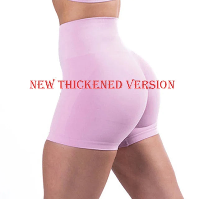 High Waist Seamless Yoga Shorts