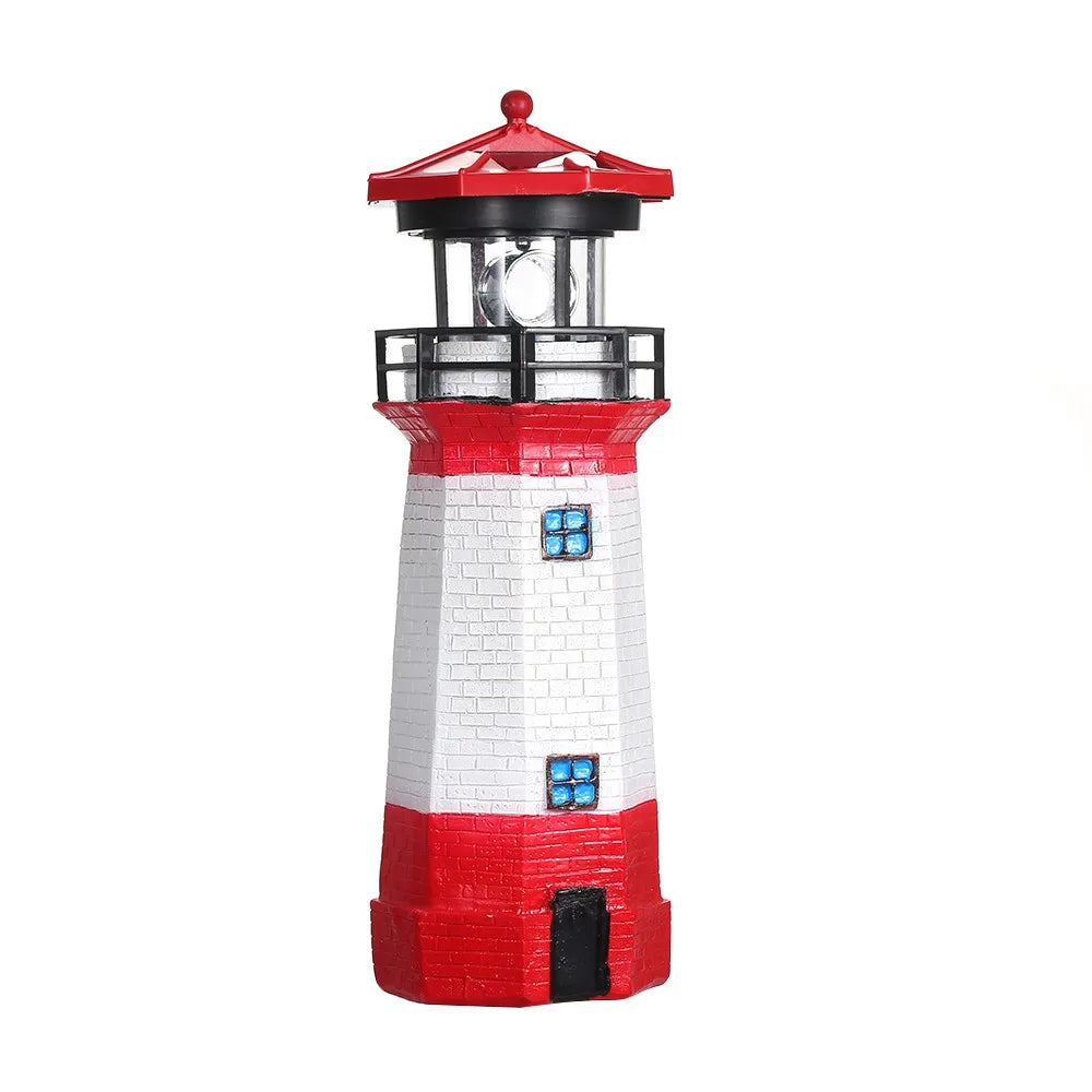 Solar Lighthouse Garden Light