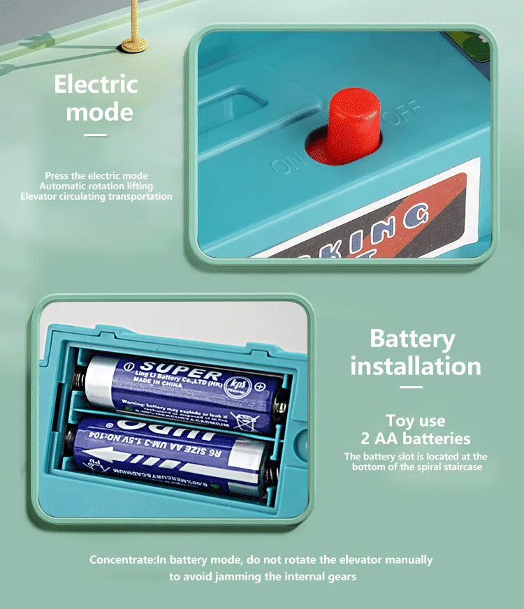 Lion Theme Car Track Toy