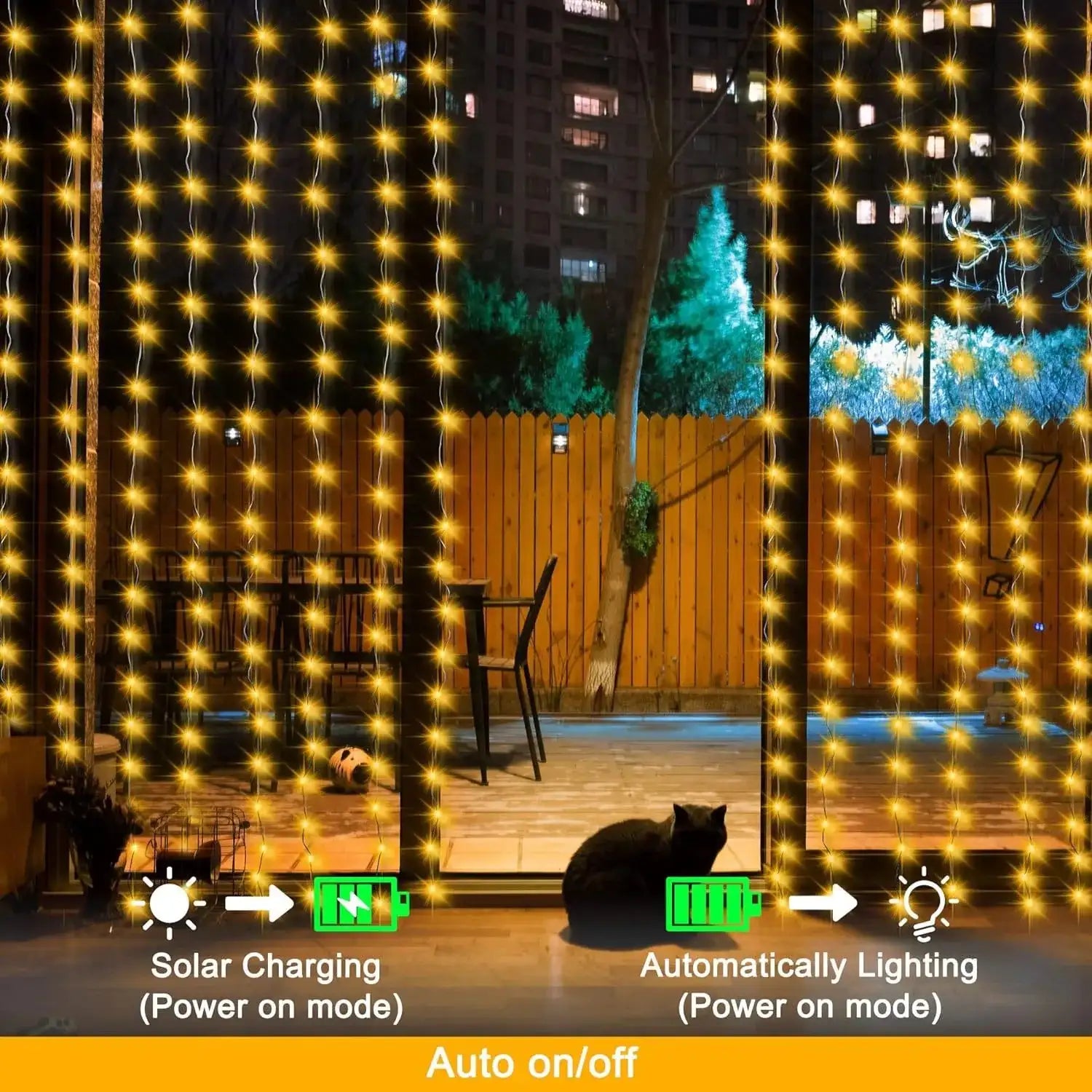 Solar Curtain Lights