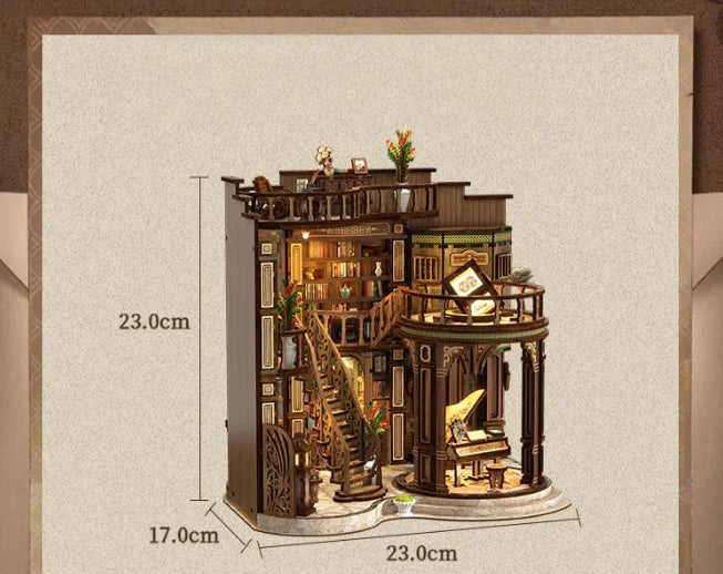 DIY Mini Book House Model