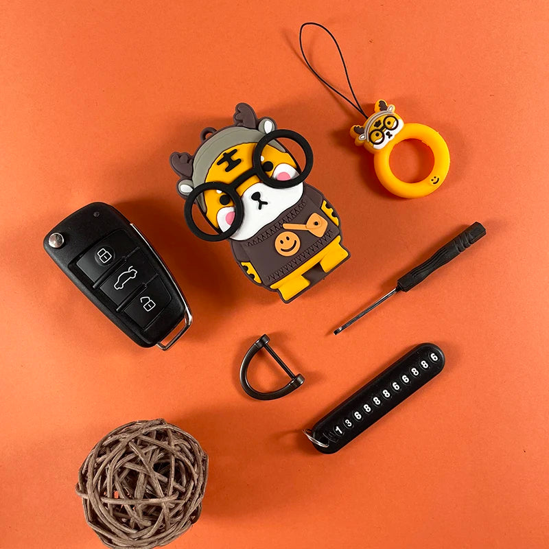 Cute Silicone Car Key Cover