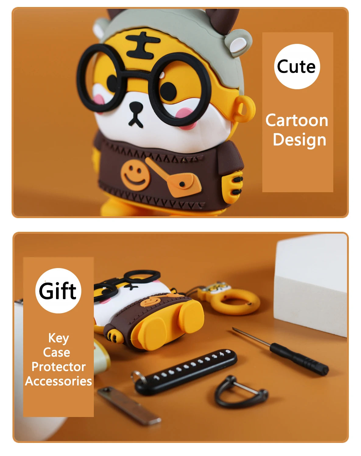 Cute Car Keychain Cover