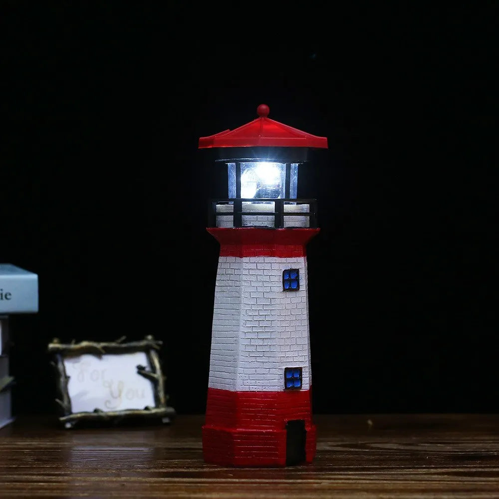 Solar Lighthouse Garden Light