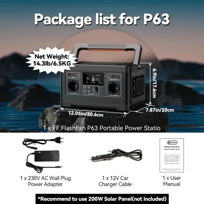 Portable Power Bank Station Generator