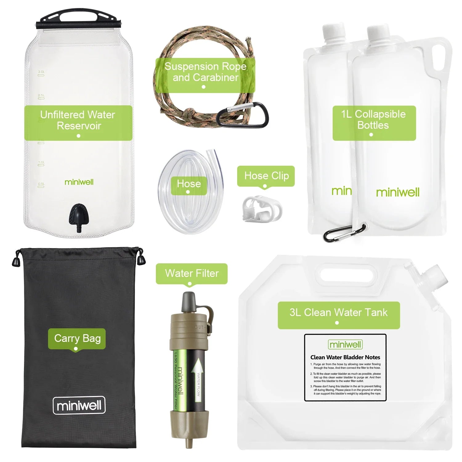 Outdoor Gravity Water Filter System