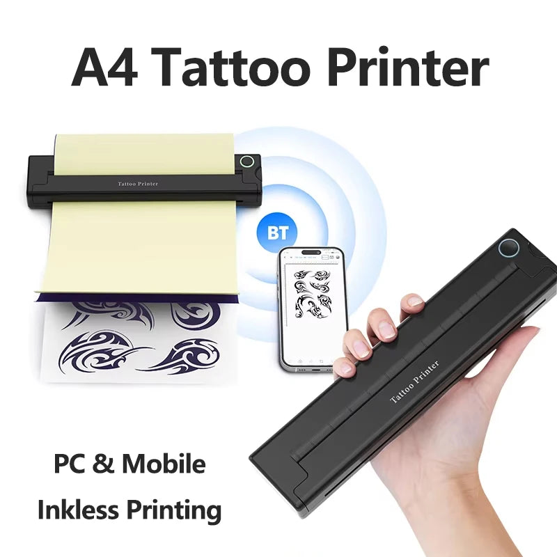 Mini Portable A4 Thermal Printer - Multifunctional HD