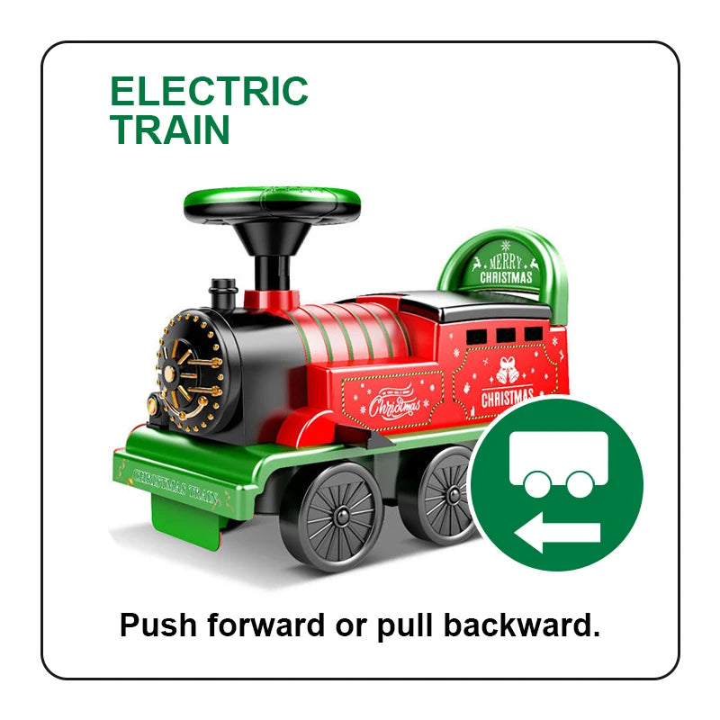 Christmas Electric Ride On Train with Tracks