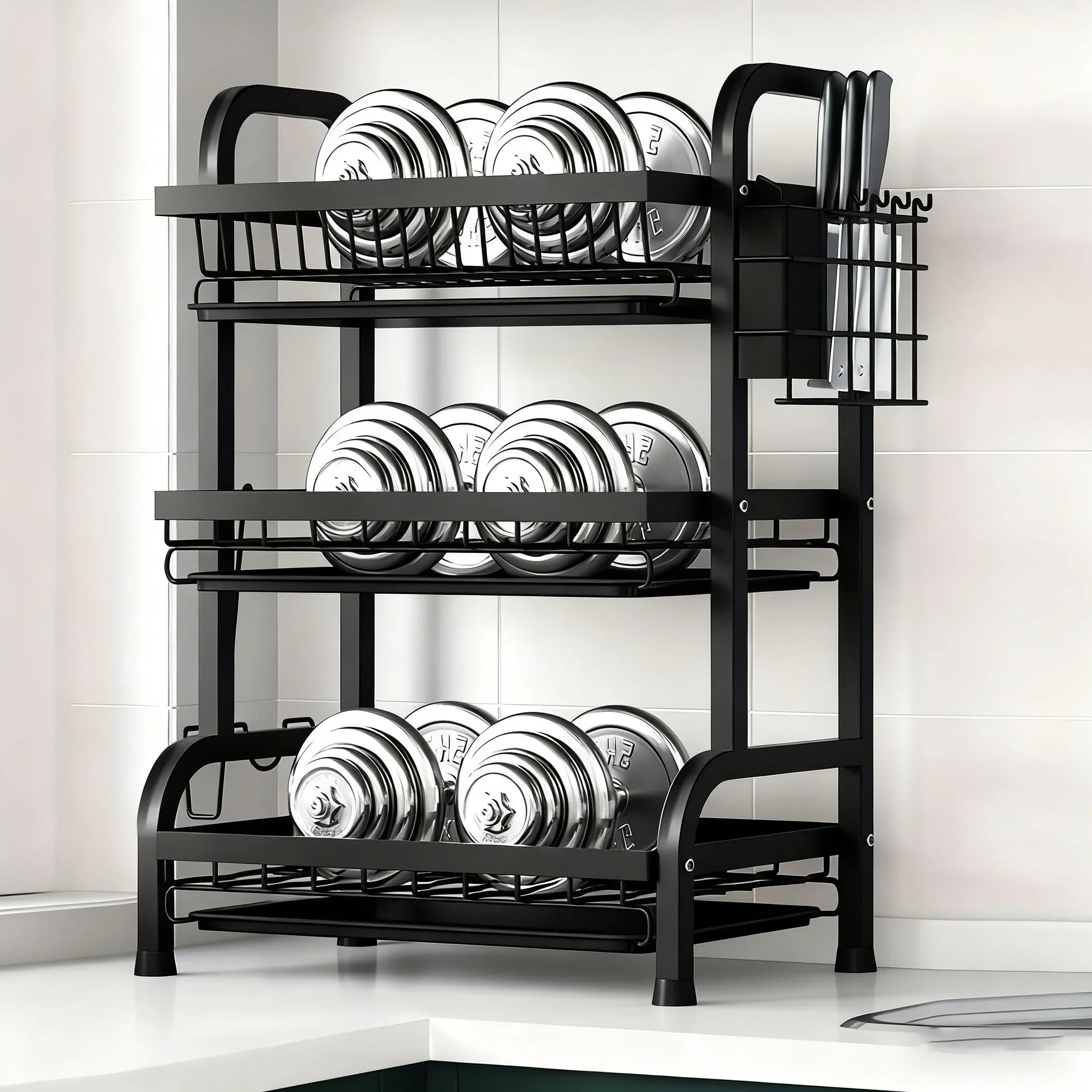 2 Tier Dish Drying Rack