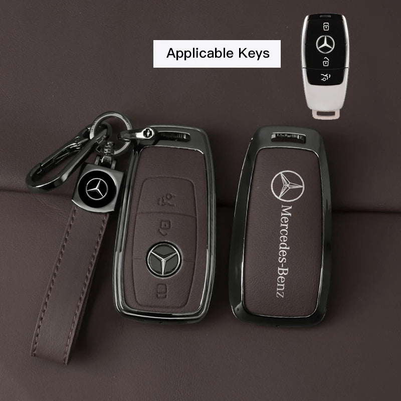 Leather Car Key Case