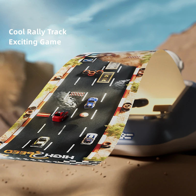 Kids Racing Car Adventure Game with Steering Wheel & Timer