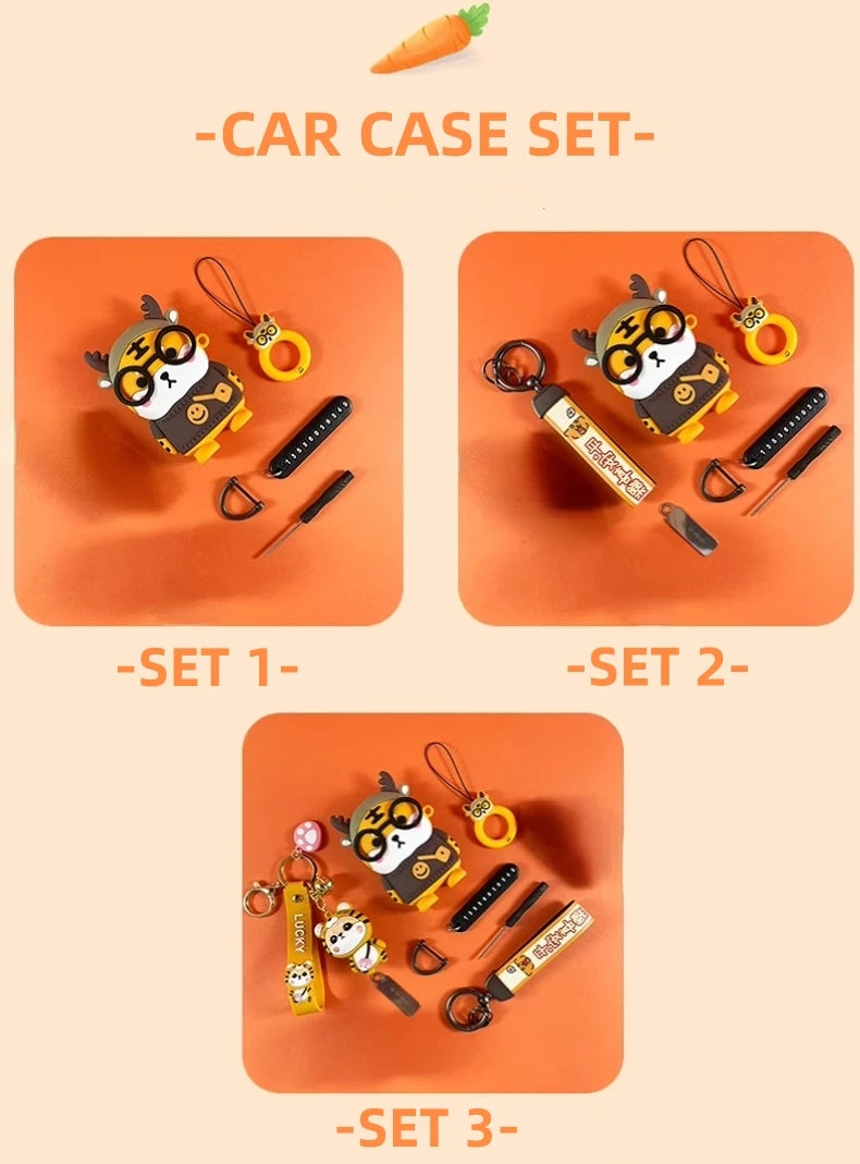 Cute Car Keychain Cover