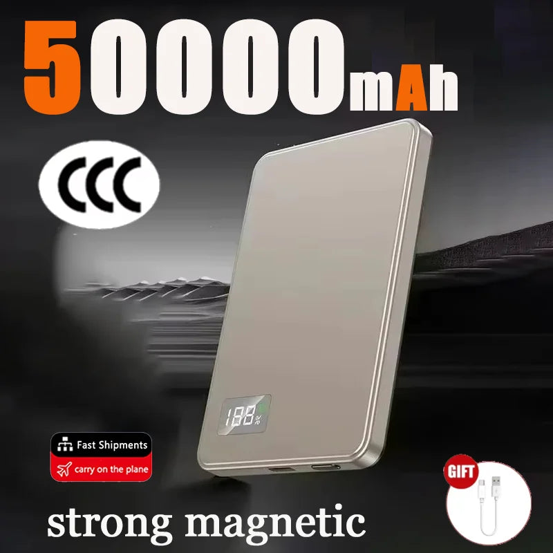 500000mAh Magnetic Wireless Power Bank