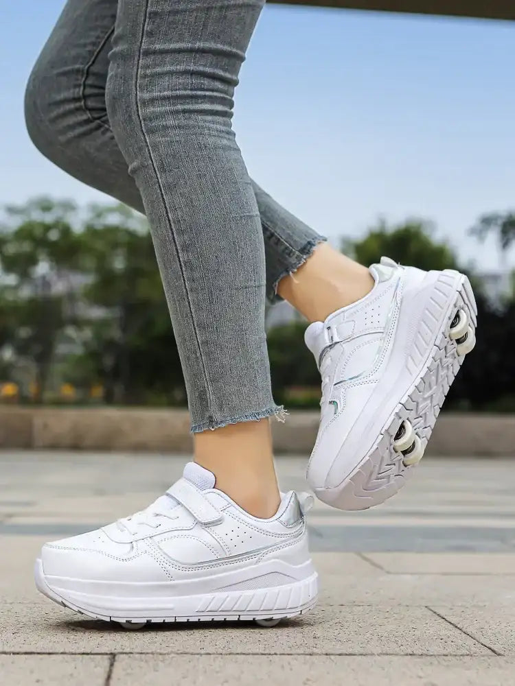 Kids Four-Wheel Roller Shoes