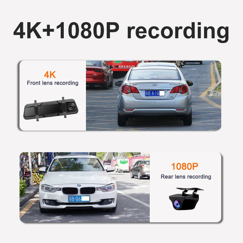 4K Mirror Dash Cam