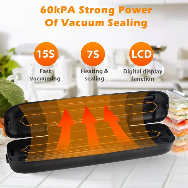 Vacuum Sealer Packaging Machine with 10 Vacuum Bags