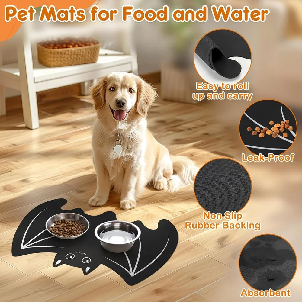 Halloween Pet Feeding Mat
