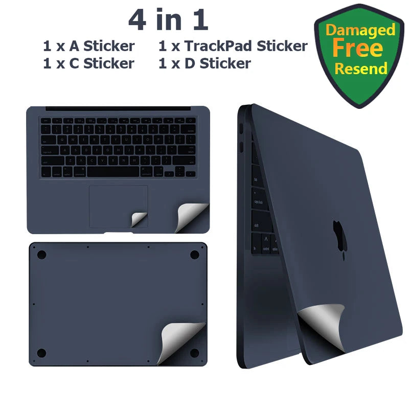 MacBook Air & Pro Sticker 2024 M2 M3 – Protective Vinyl