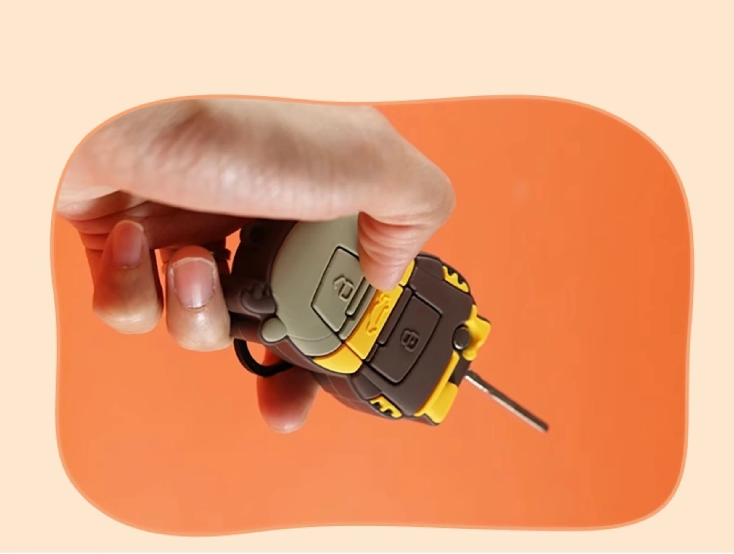 Cute Silicone Car Key Cover