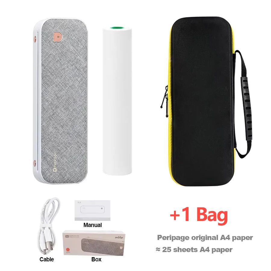 Peripage A40 Mini Thermal Printer Portable A4