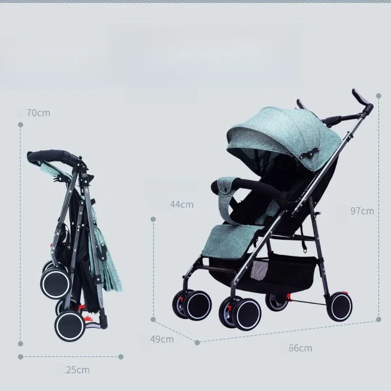 Baby Stroller – Lightweight Foldable Two-Way -2025 