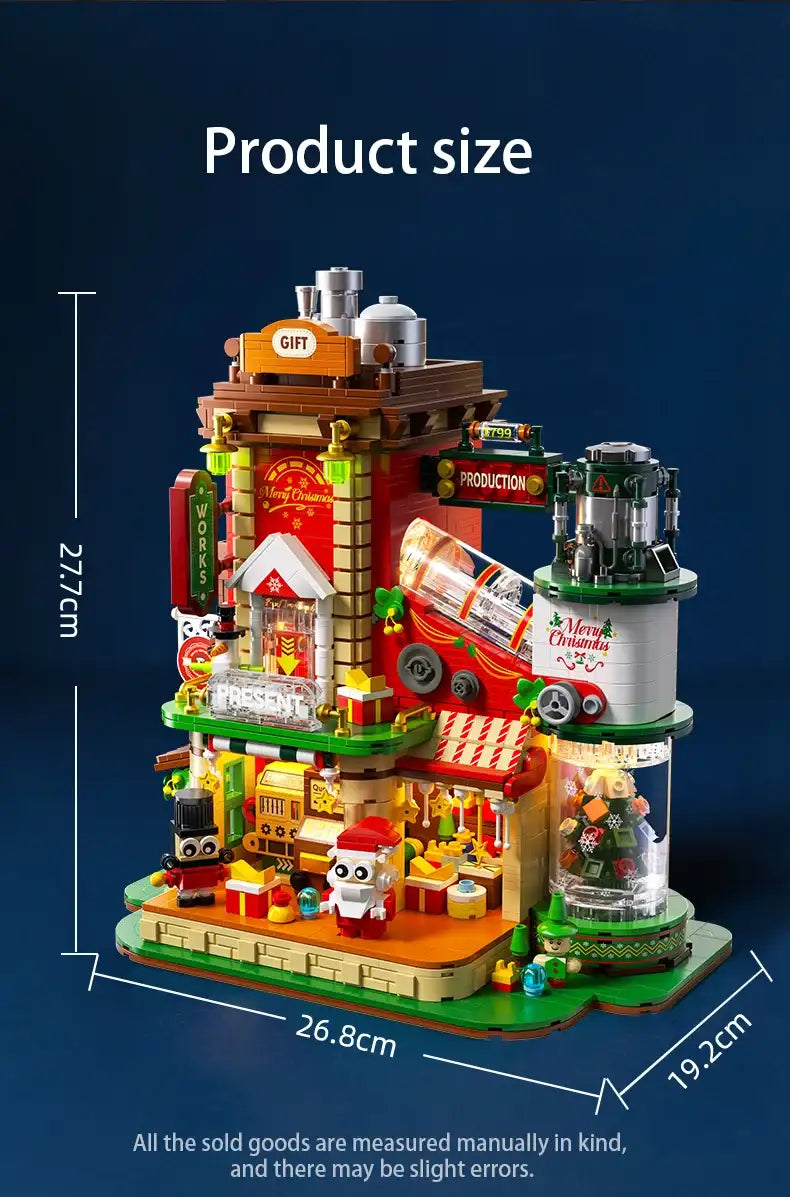 Christmas Building Block Factory Set Designed