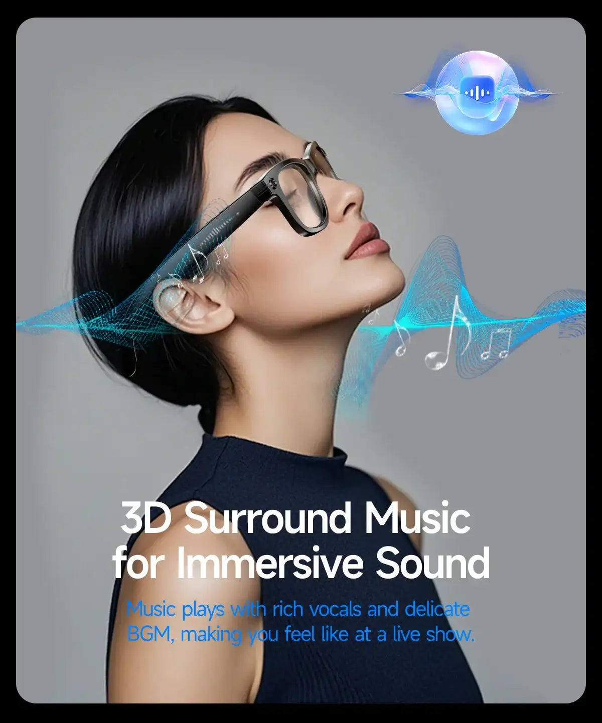 AI Smart Glasses with Camera