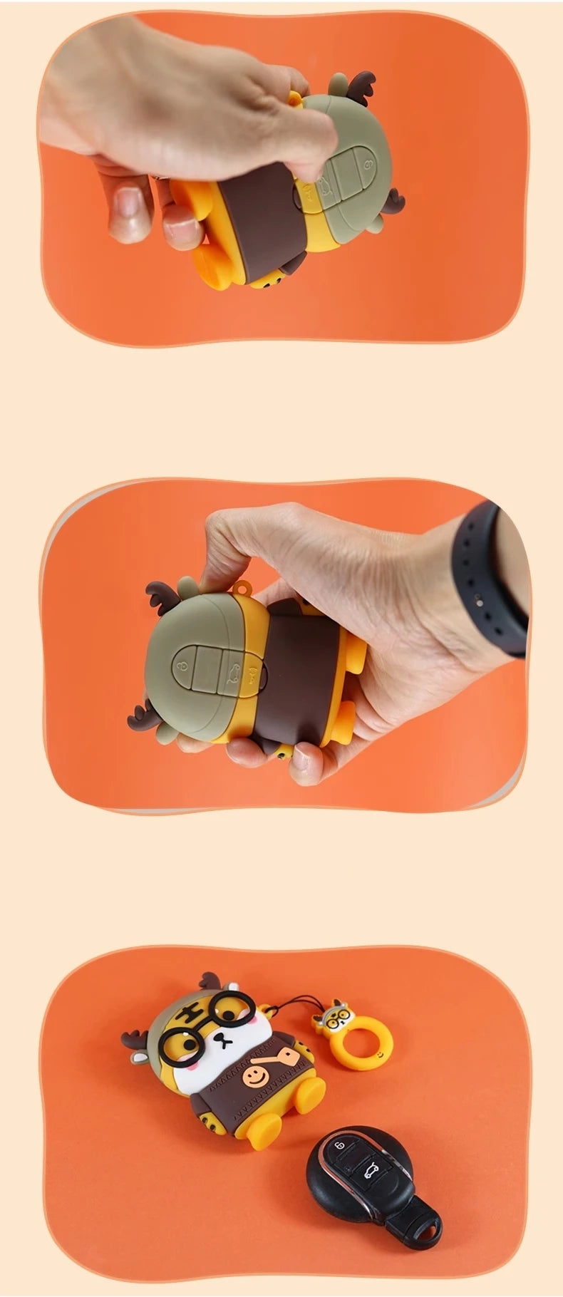 Cute Car Keychain Cover